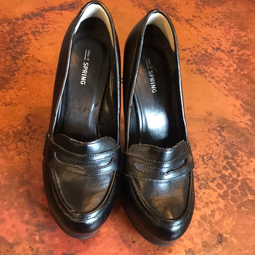 Call it Spring sexy high heel loafers